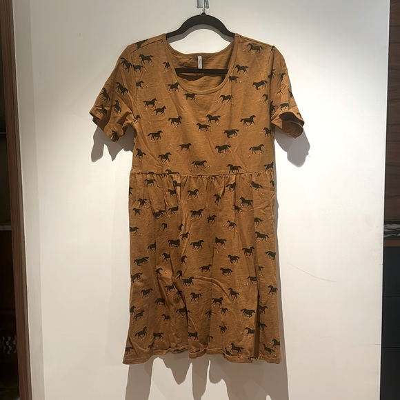 Rylee + Cru Dresses & Skirts - Rylee & Cru horse print dress